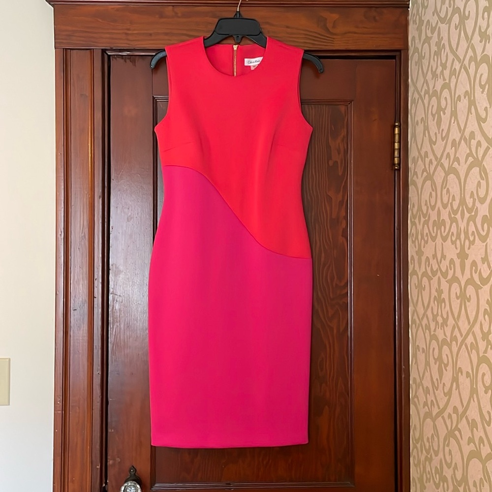 Two tone pink dress